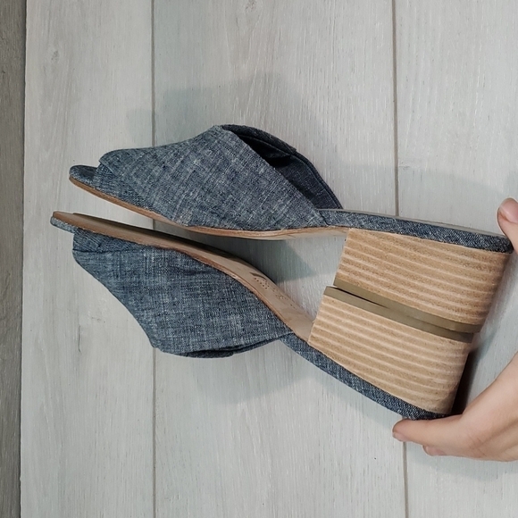 NEW Eileen Fisher Ruche Women Comfort Slide Heels Sandals shoes sz 9 - Picture 7 of 11